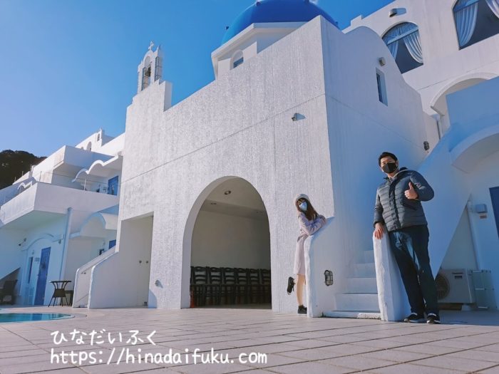 宿泊記ブログ まるでエーゲ海 ギリシャのサントリーニ島を高知県で堪能できるヴィラサントリーニが最高すぎる インスタ映え必須 ひなだいふく旅ブログ